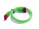 18 Inch SATA UV Green Cable