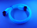 18 Inch SATA UV Blue Cable