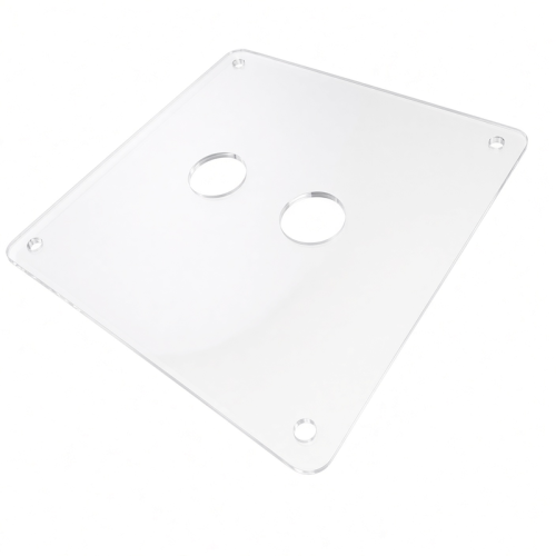 Mountain Mods 120MM Clear Acrylic Blowhole Cover Dual Switch Plate Mountain Mods 120MM Clear Acrylic Blowhole Cover Dual Switch Plate