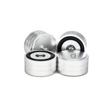 Mountain Mods Billet machined Aluminum Case Feet - Silver