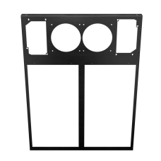 Ascension Duality 10PCI Back Panel - Anodized Black