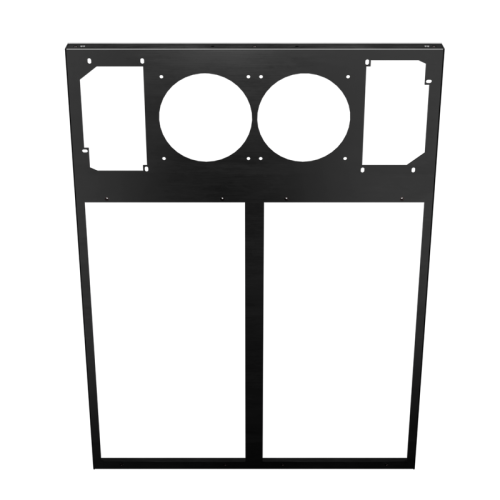 Ascension Duality 10PCI Back Panel - Anodized Black