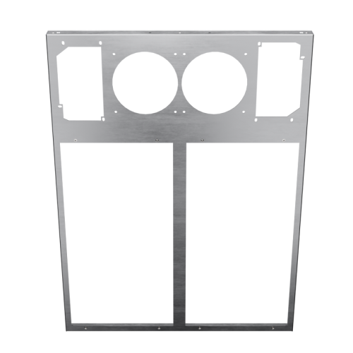 Ascension Duality 10PCI Back Panel - Brushed Aluminum