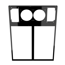 Ascension Duality 10PCI Back Panel - Mirror Black