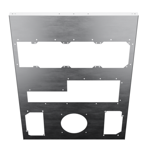 Ascension Gold Digger Back Panel - Brushed Aluminum