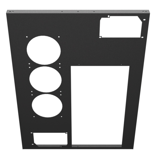 Ascension 10PCI Back Panel - Black Wrinkle