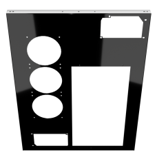 Ascension 10PCI Back Panel - Mirror Black