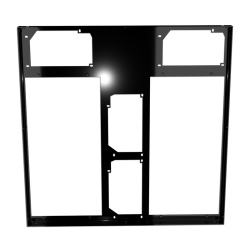 U2-UFO Duality Back Panel - Mirror Black