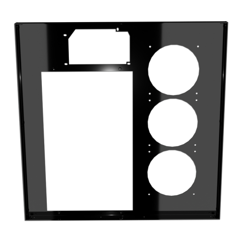U2-UFO Triple Standard Back Panel - Mirror Black U2-UFO Triple Standard Back Panel - Mirror Black