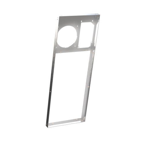 Pinnacle 10PCI Back Panel - Brushed Aluminum