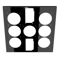 Water Barrel Back Panel - Mirror Black Water Barrel Back Panel - Mirror Black