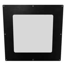 18x18 Big Window Panel - Anodized Black