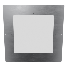 18x18 Big Window Panel - Brushed ALU