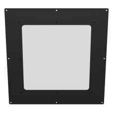 18x18 Big Window Panel - Black Wrinkle