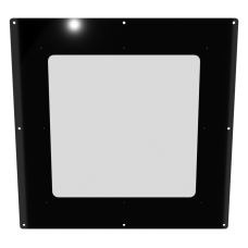 18x18 Big Window Panel - Mirror Black