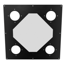 18x18 Diamond Panel - Anodized Black