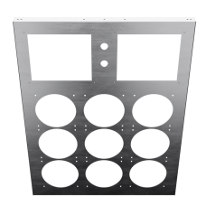 Ascension Trinity Front Panel - Brushed Aluminum