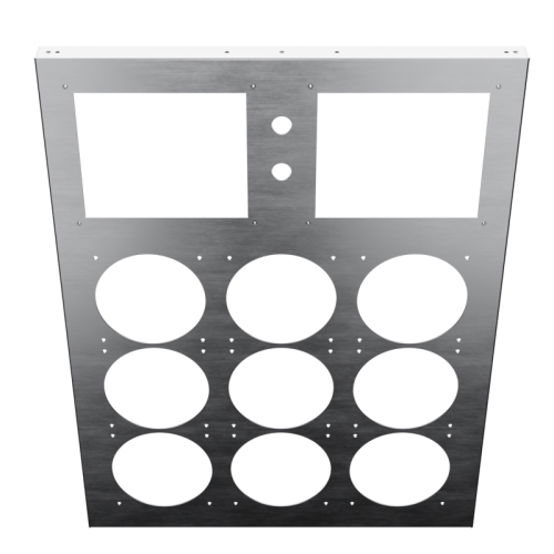 Ascension Trinity Front Panel - Brushed Aluminum