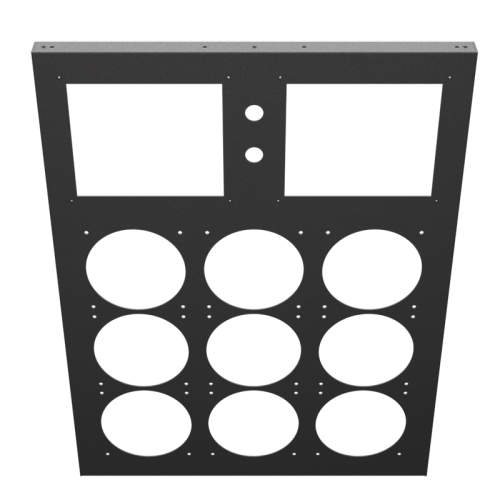 Ascension Trinity Front Panel - Black Wrinkle