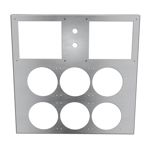 U2-UFO Duality Front Panel - Brushed Aluminum