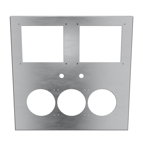 U2-UFO Horizon Front Panel - Brushed Aluminum