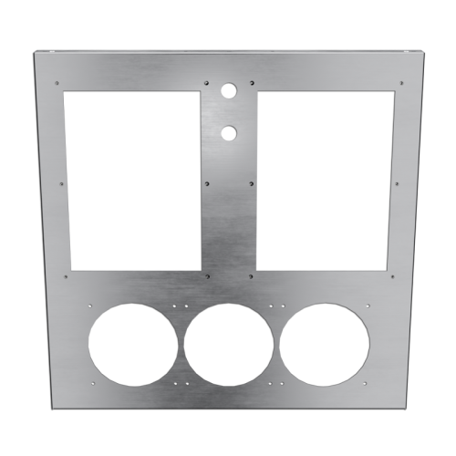 U2-UFO Opti1203 Front Panel - Brushed Aluminum