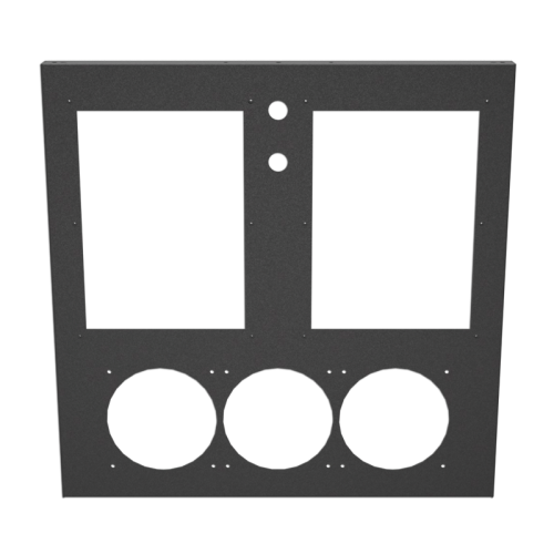 U2-UFO Opti1203 Front Panel - Black Wrinkle