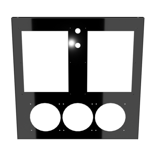 U2-UFO Opti1203 Front Panel - Mirror Black