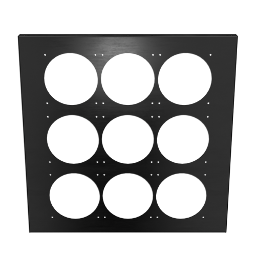 U2-UFO Triple 360 Front Panel - Anodized Black