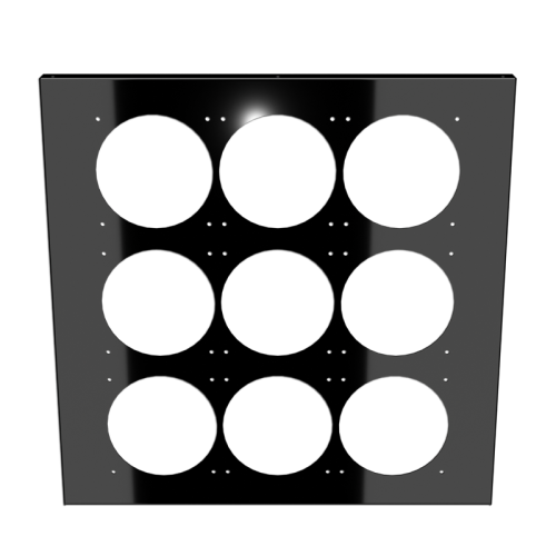 U2-UFO Triple 360 Front Panel - Mirror Black