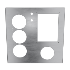 U2-UFO Standard Front Panel - Brushed Aluminum