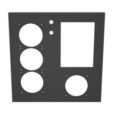 U2-UFO Standard Front Panel - Black Wrinkle