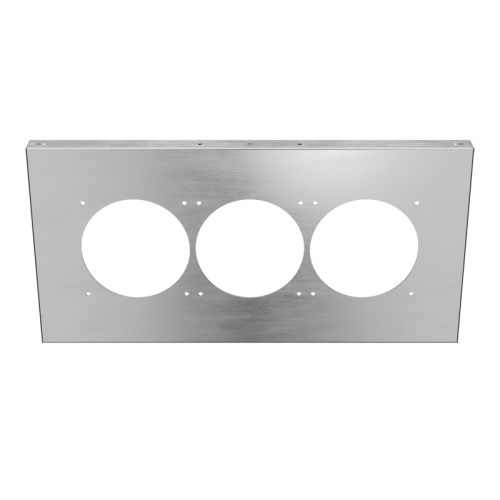 18x9 Front/Back Triple 120 Panel - Brushed ALU