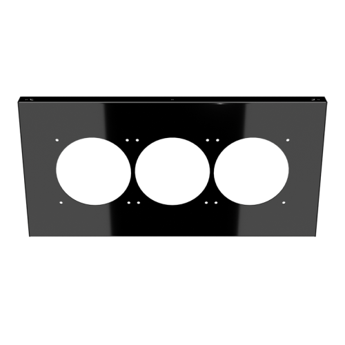 18x9 Front/Back Triple 120 Panel - Mirror Black