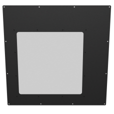 24x24 Big Window Panel - Black Wrinkle