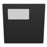 24x24 Half Window Panel - Black Wrinkle 24x24 Half Window Panel - Black Wrinkle