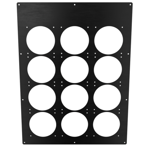 24x18 Triple Quad Panel - Anodized Black