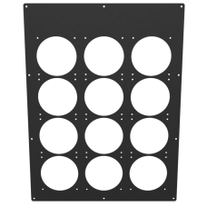 24x18 Triple Quad Panel - Black Wrinkle