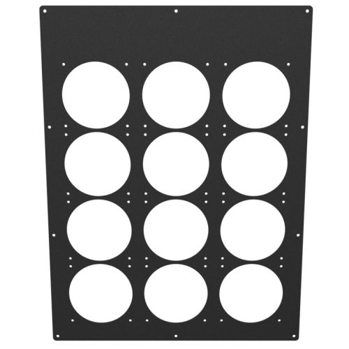 24x18 Triple Quad Panel - Black Wrinkle