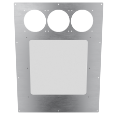 24x18 Triple Big Window Panel - Brushed ALU