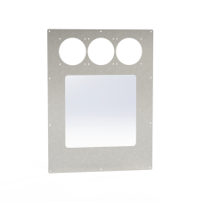 24x18 Triple Big Window Panel - Brushed ALU