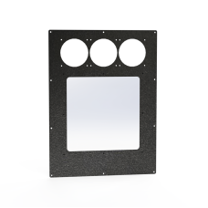 24x18 Triple Big Window Panel - Black Wrinkle