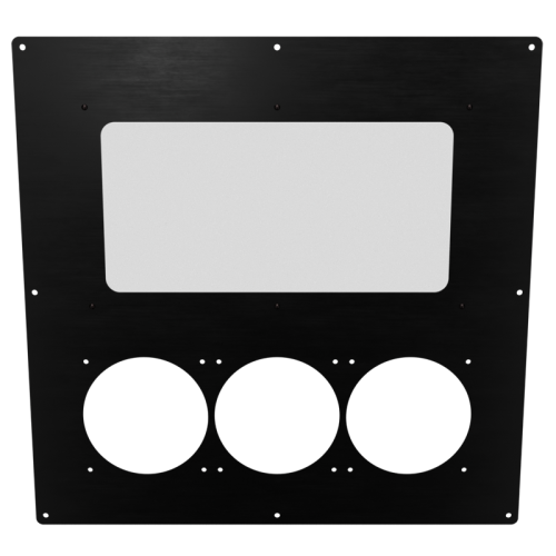 18x18 Triple Original Panel - Anodized Black