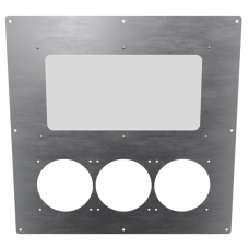 18x18 Triple Original Panel - Brushed ALU