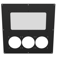 18x18 Triple Original Panel - Black Wrinkle