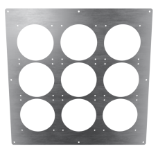 18x18 Triple 360 Panel - Brushed ALU