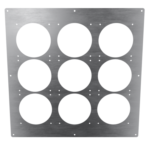 18x18 Triple 360 Panel - Brushed ALU