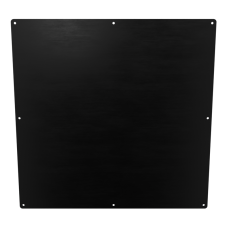 18x18 Solid Panel - Anodized Black