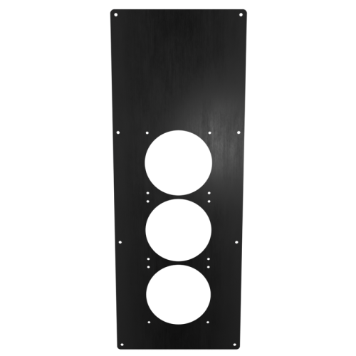 24x9 Triple 120 Panel - Anodized Black