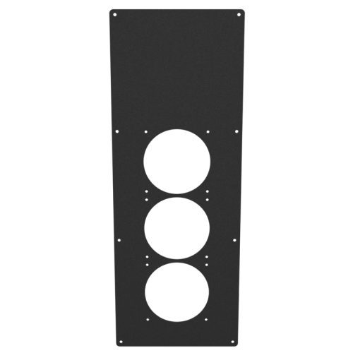 24x9 Triple 120 Panel - Black Wrinkle